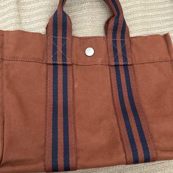 Hermes Toile Fourre tote - Picture 4 of 11